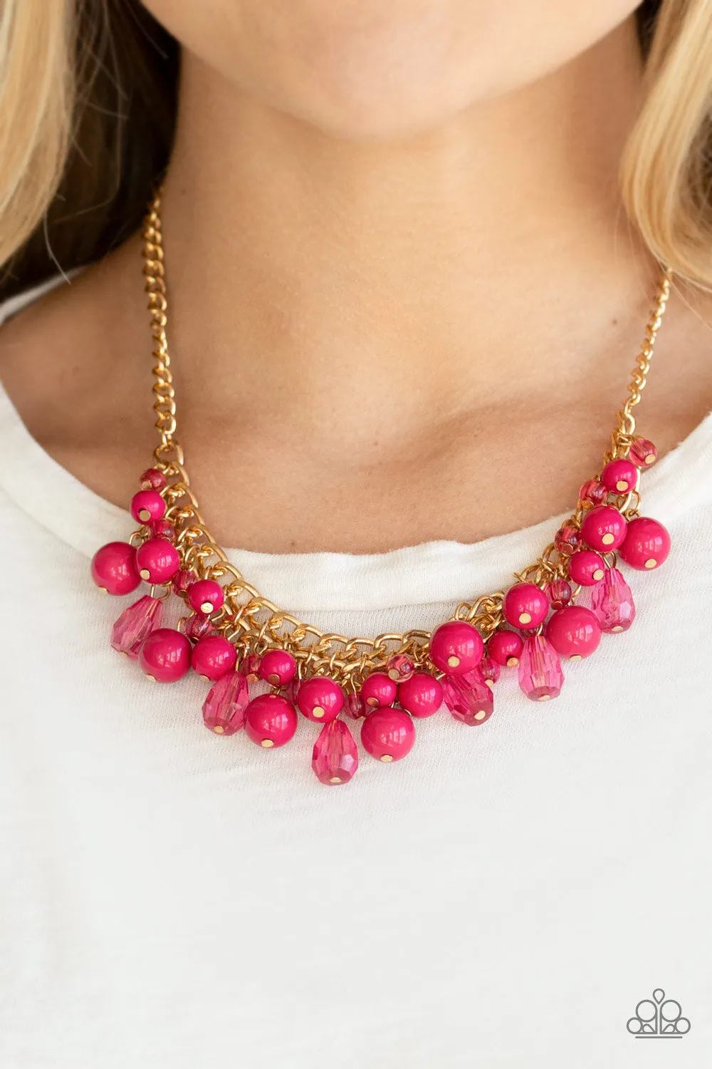 Paparazzi Accessories - Tour de Trendsetter - Pink Necklace