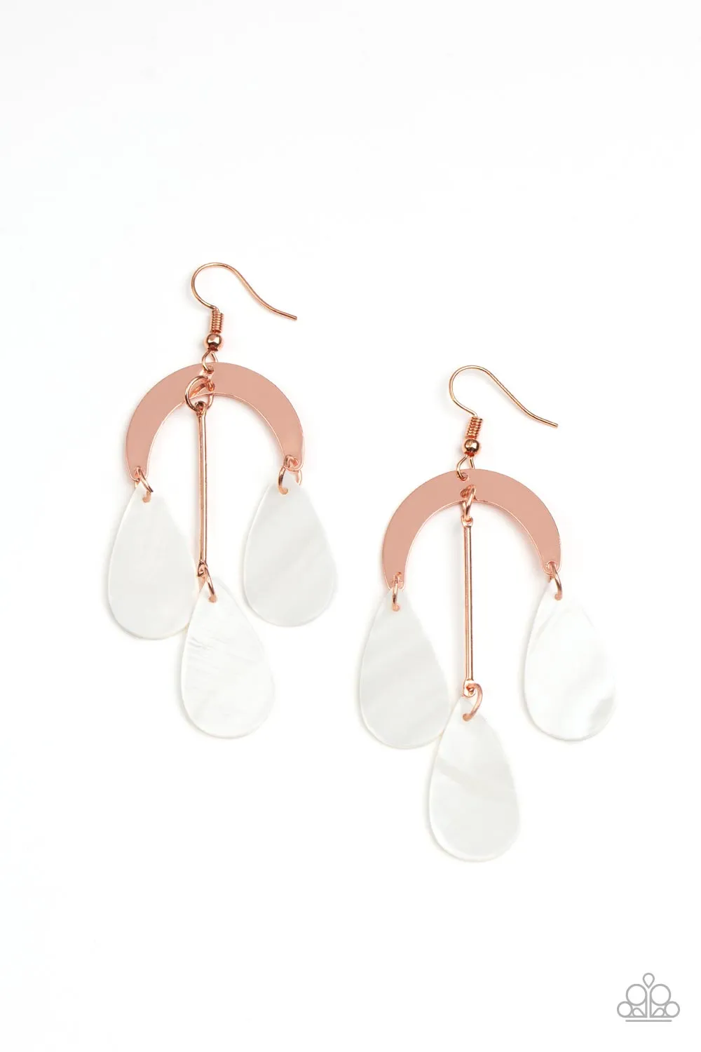 Paparazzi Atlantis Ambience - Copper Earring