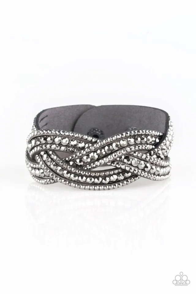 Paparazzi Bring On The Bling - Silver Wrap Bracelet