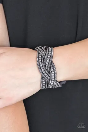 Paparazzi Bring On The Bling - Silver Wrap Bracelet