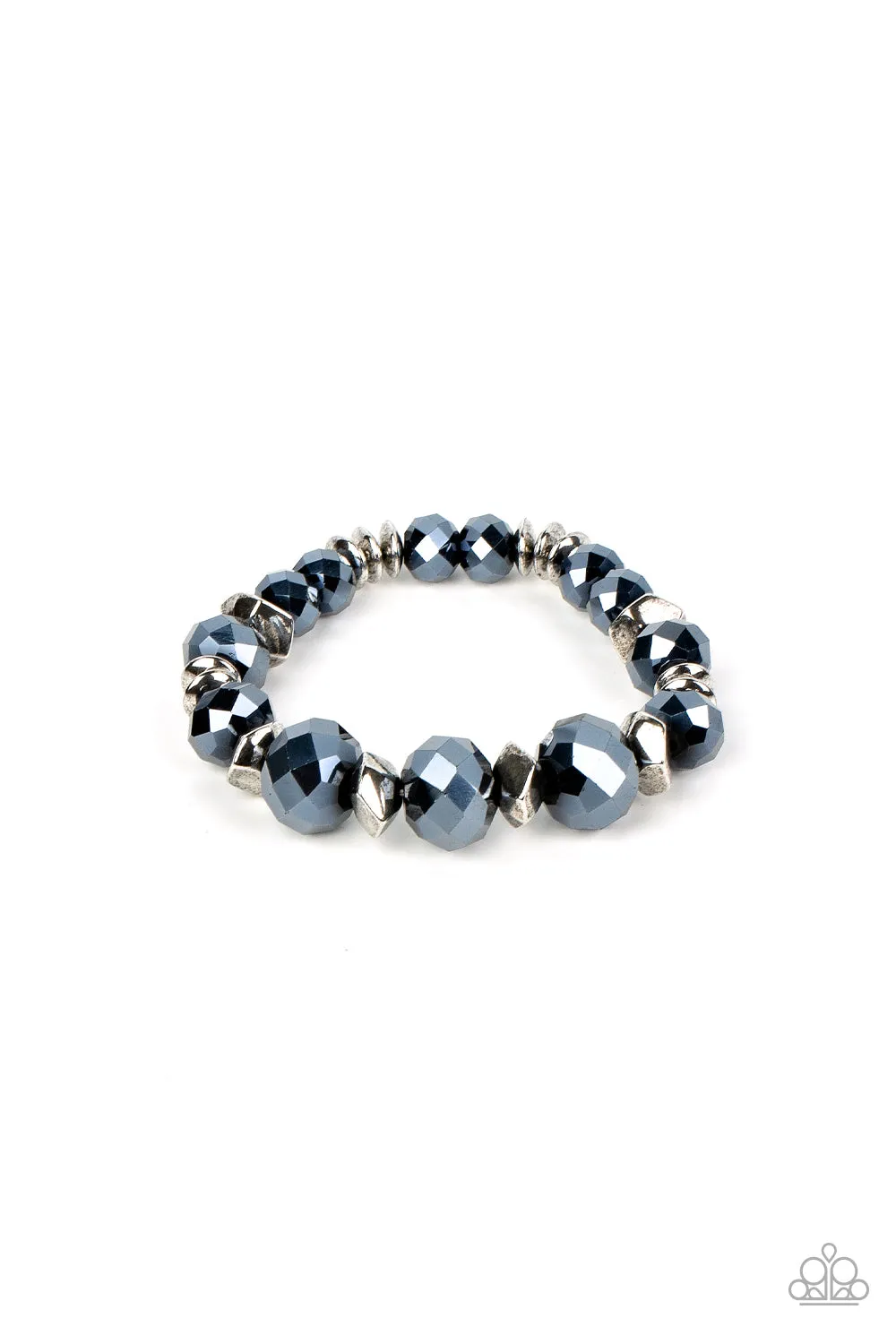 Paparazzi Cosmic Cadence Blue Necklace & Astral Auras - Blue Bracelet