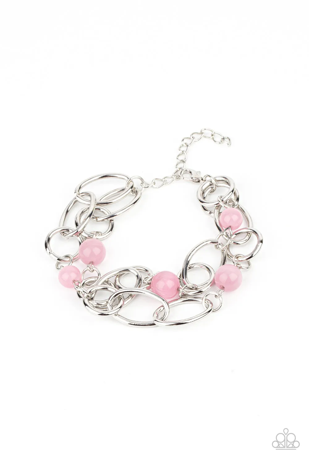 Paparazzi Delightfully Daydreamy - Pink Bracelet