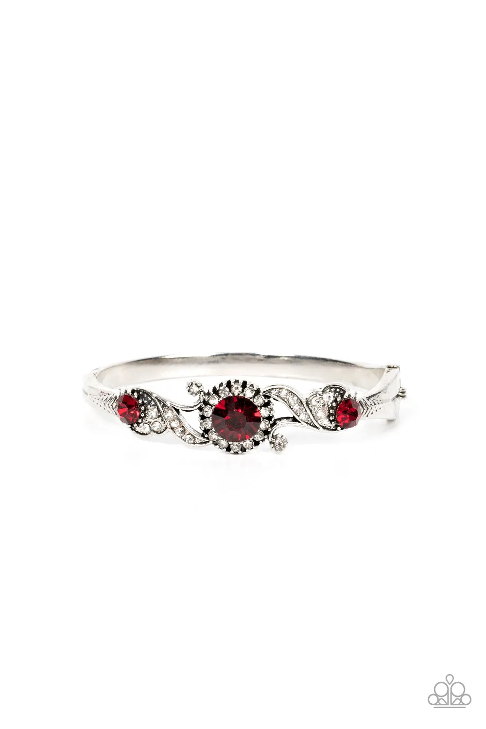 Paparazzi Expert Elegance - Red Bracelet