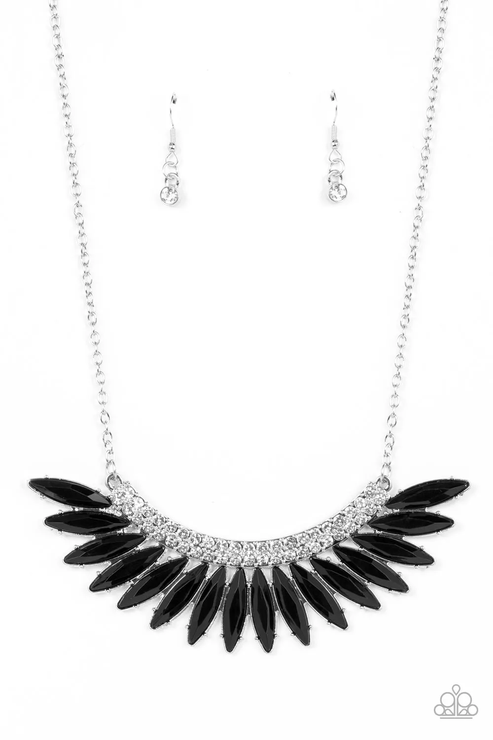 Paparazzi Flauntable Flamboyance - Black Necklace