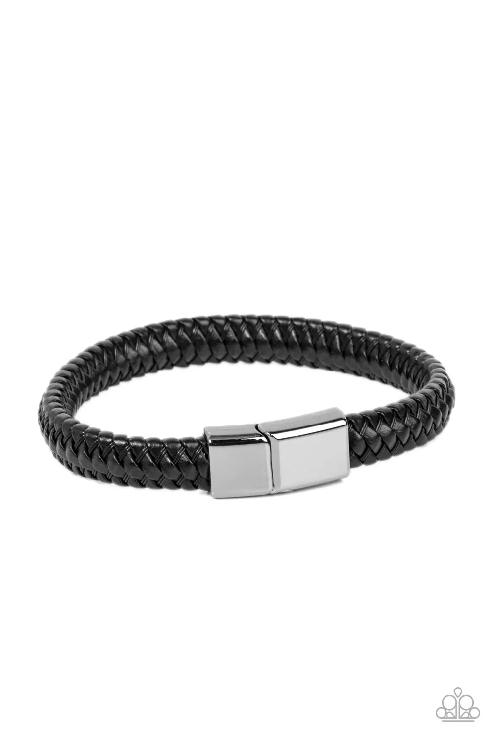 Paparazzi HAUTE-breaker - Black Urban Bracelet