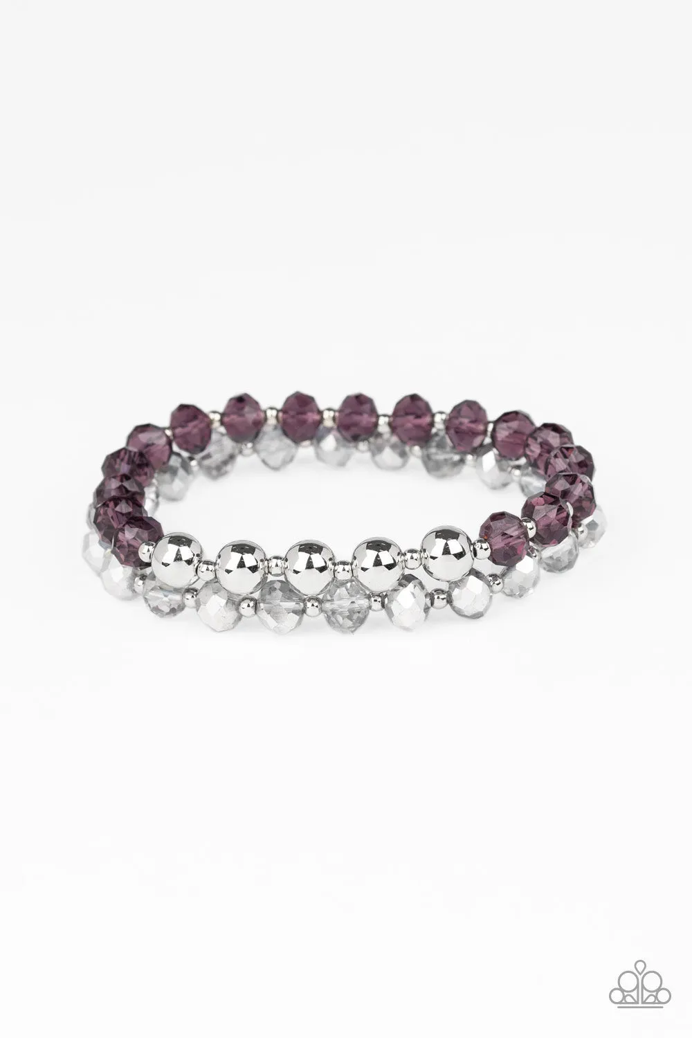 Paparazzi Millennial Grandeur - Purple Bracelet