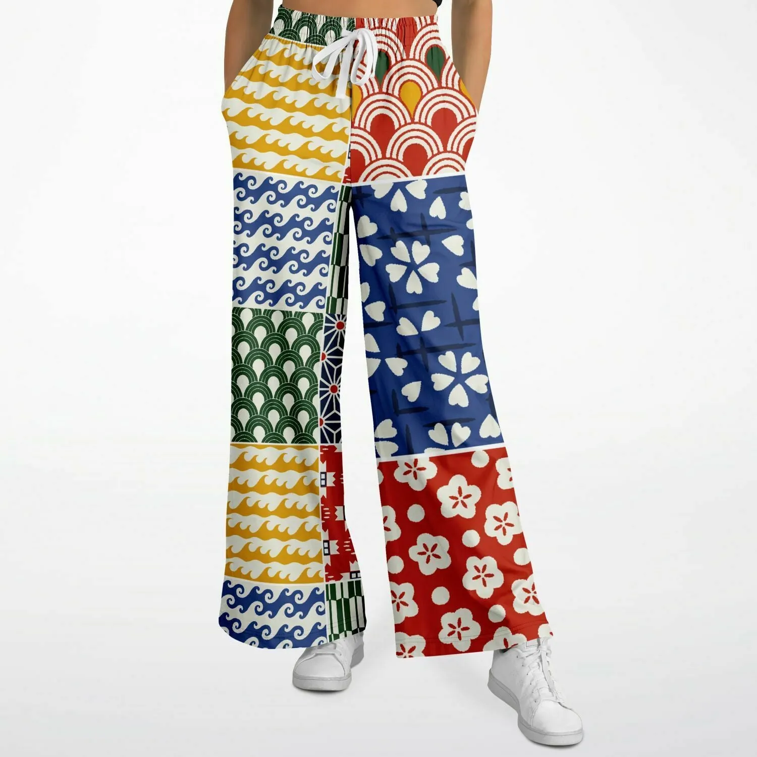 Picadilly Square Eco-Poly Stretchy Phat Bellbottoms