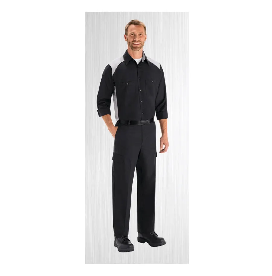 Red Kap Men's Cargo Work Pant PT88BK - Black