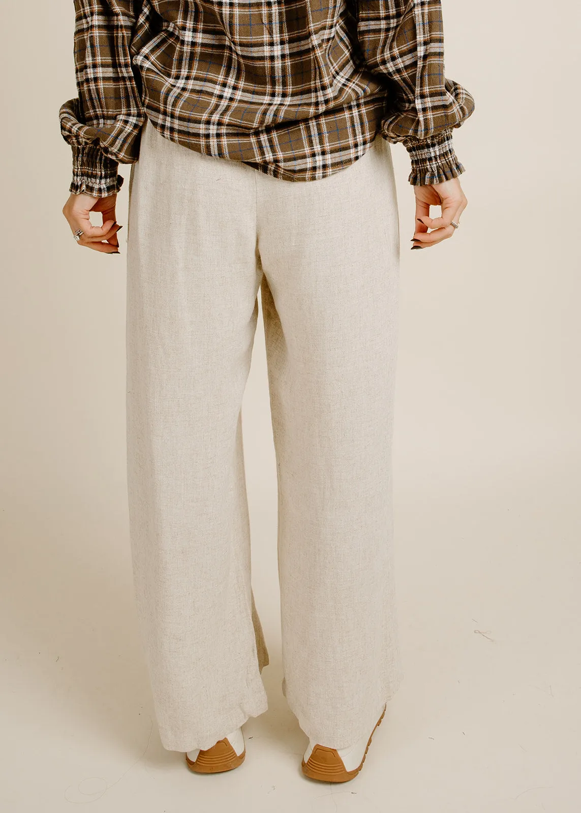 Roadtrip Linen Pants - Oatmeal