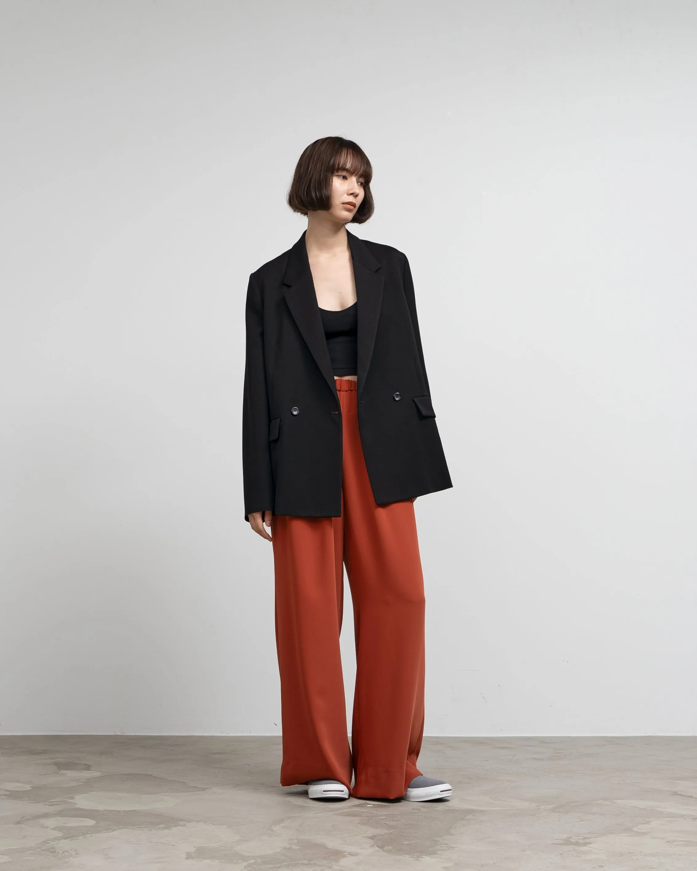 Satin Easy Wide Pants