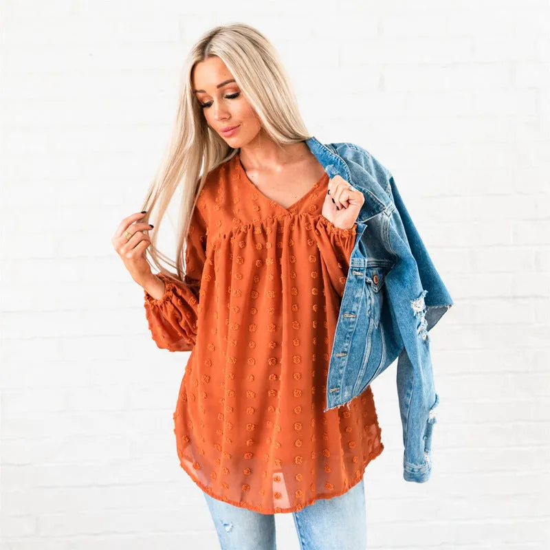 The Dottie Top: Rust