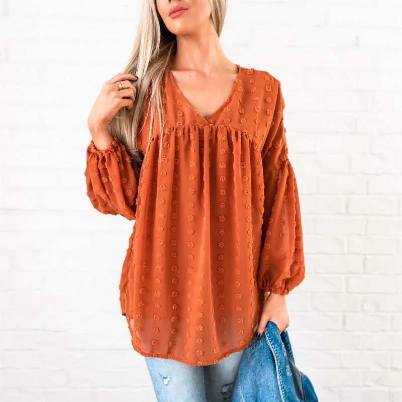 The Dottie Top: Rust