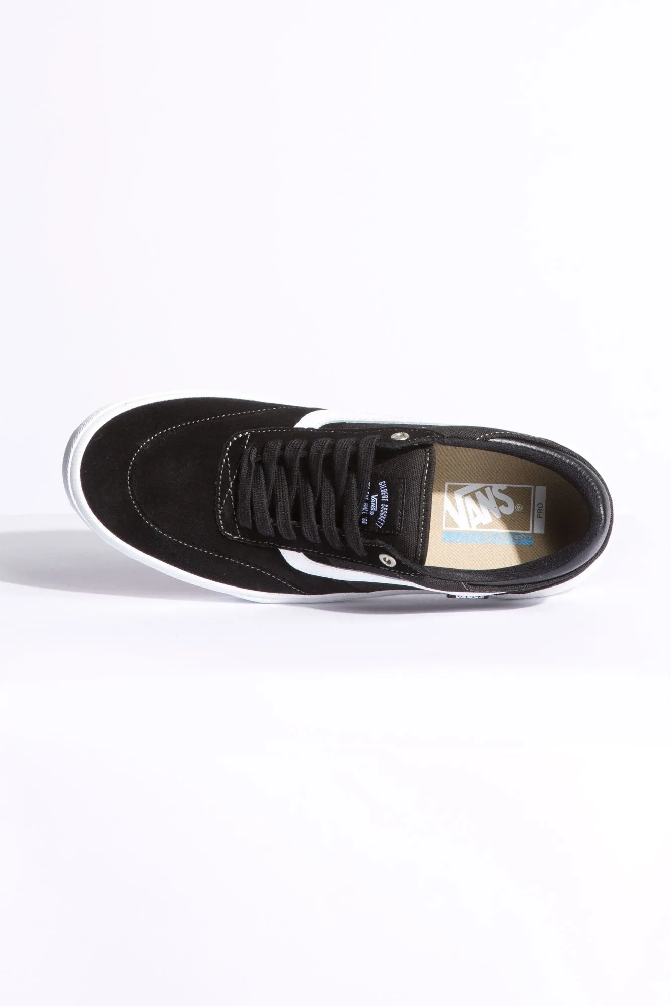 Vans Guys Black & White Crockett Pro 2 Shoes